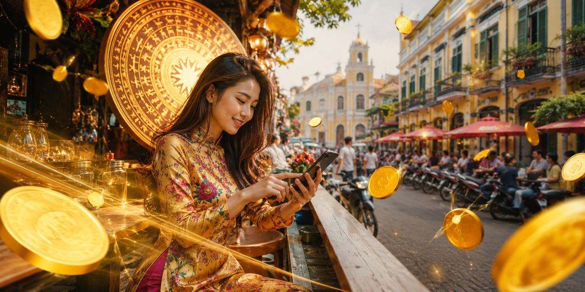 Người chơi theo dõi kết quả xổ số và đặt cược lớn trong không khí lễ hội TP.HCM